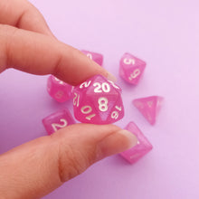 Load image into Gallery viewer, Pink Pearlescent Dice Set
