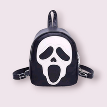 Load image into Gallery viewer, Scream Inspired Ghostface Small Backpack Bag
