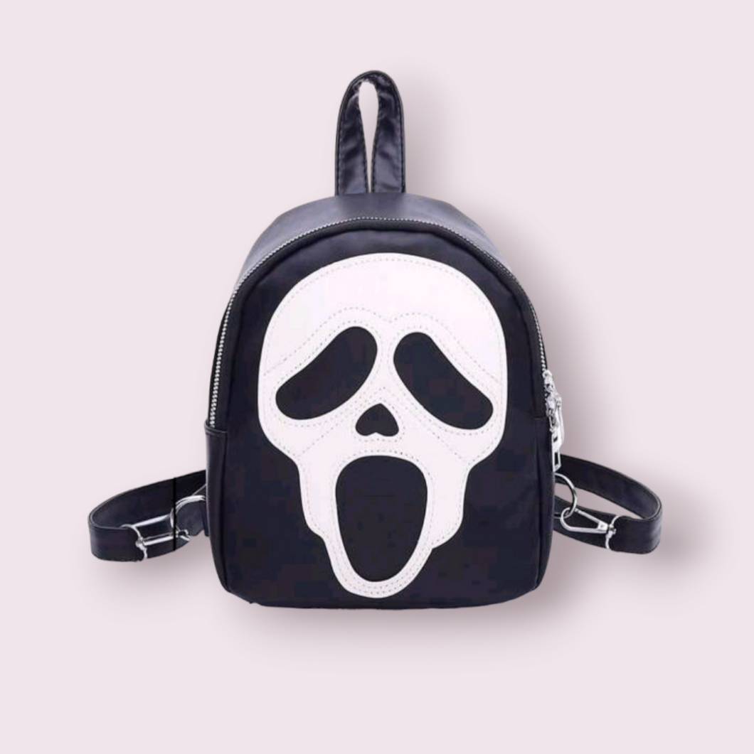 Scream Inspired Ghostface Small Backpack Bag