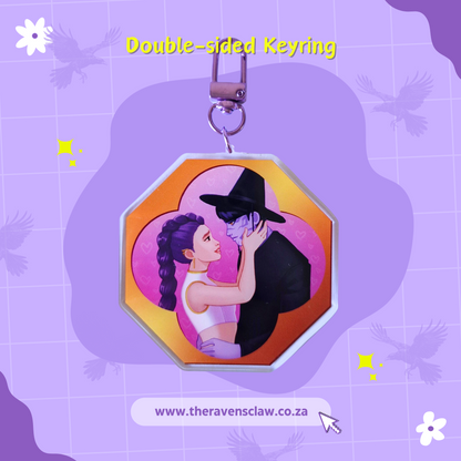 K-pop Demon Hunters inspired Keyring