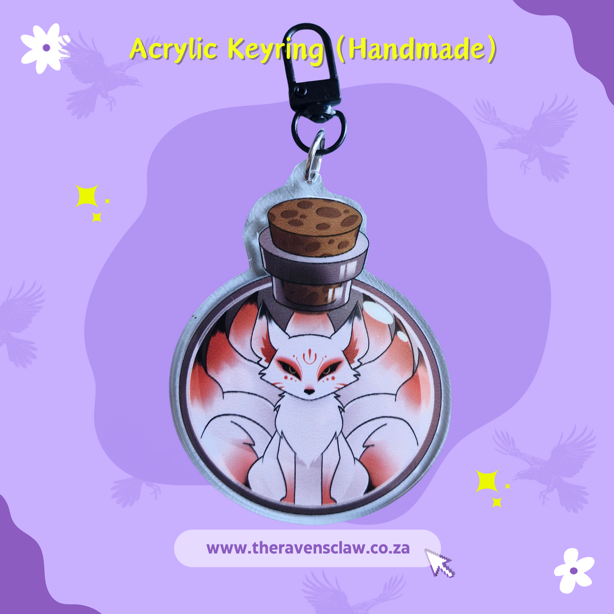 Kitsune Jar Keyring