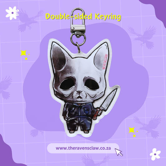 Halloween Michael Myers Cat Keying