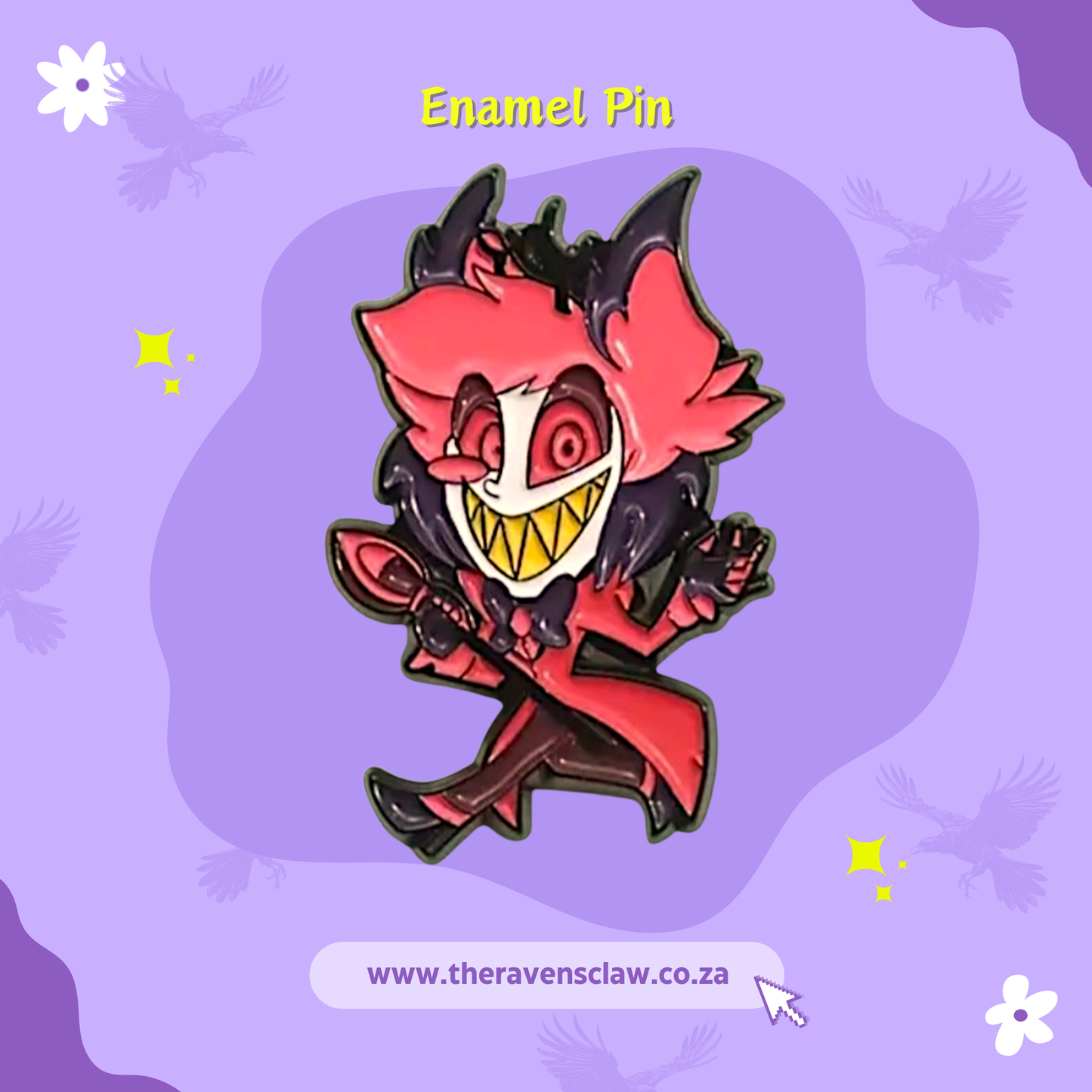 Hazbin Hotel Inspired Alastor Pin