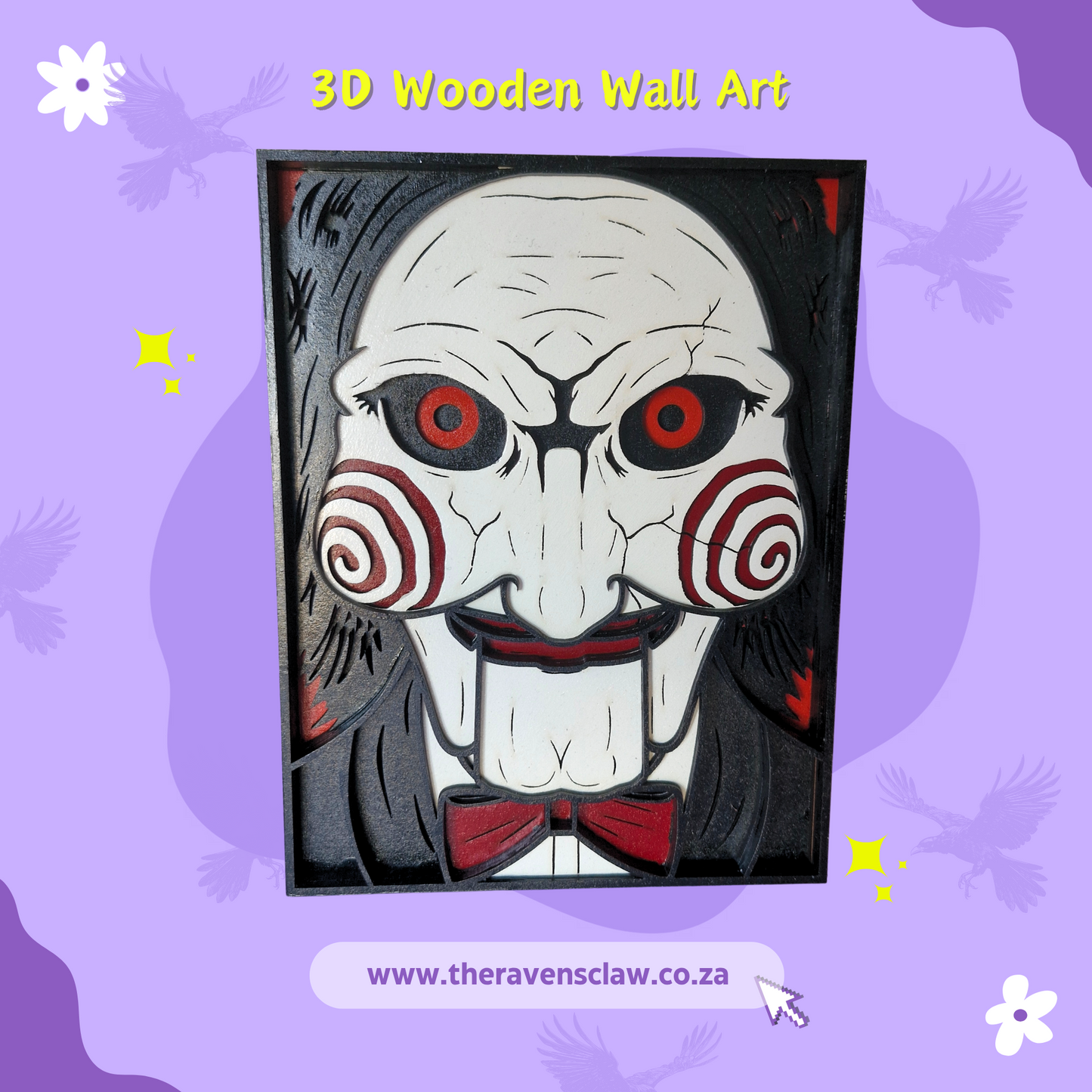 Saw Inspired Jigsaw 3D Layered Wall Art