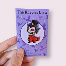 Load image into Gallery viewer, Helluva Boss Inspired Stolas Shrink Film Pin
