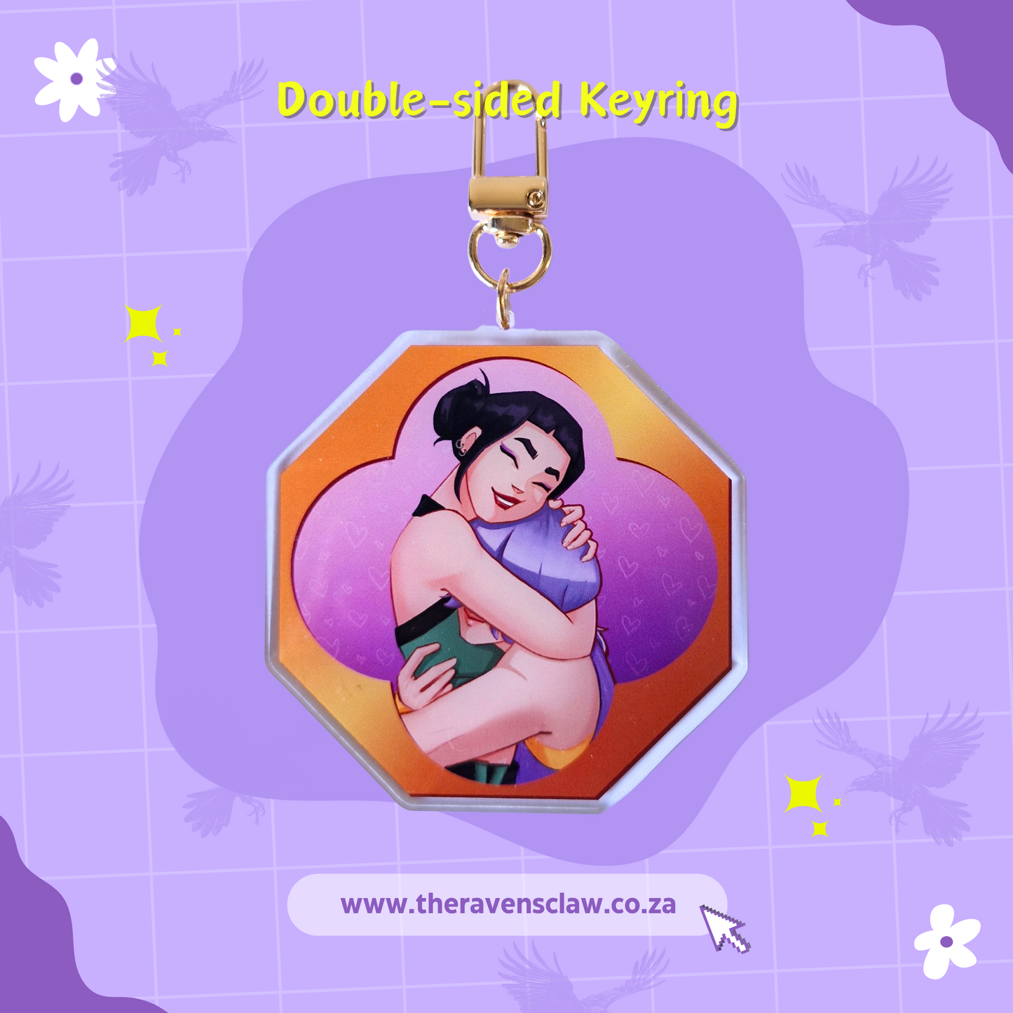 K-pop Demon Hunters inspired Keyring