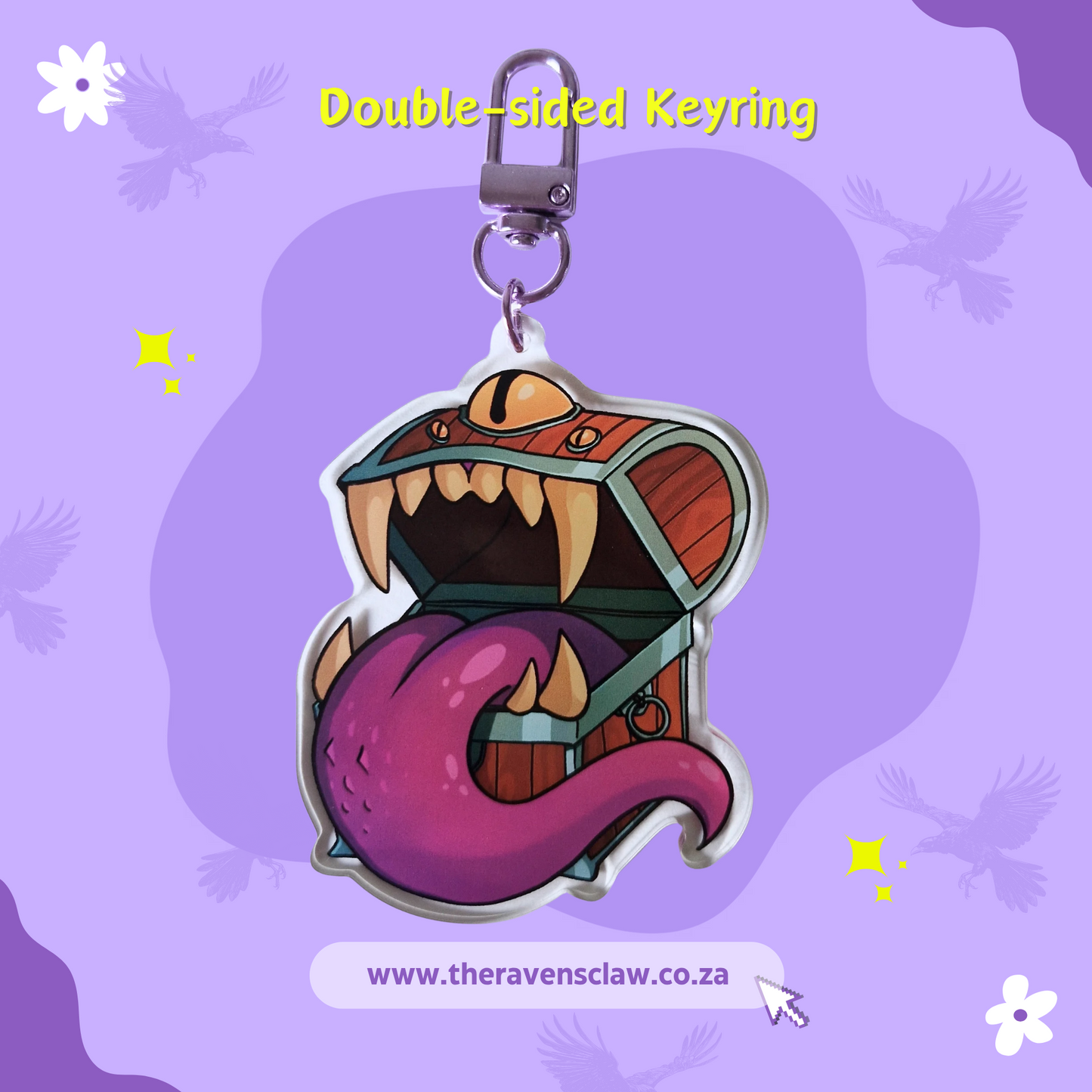 DnD Mimic inspired Keyring