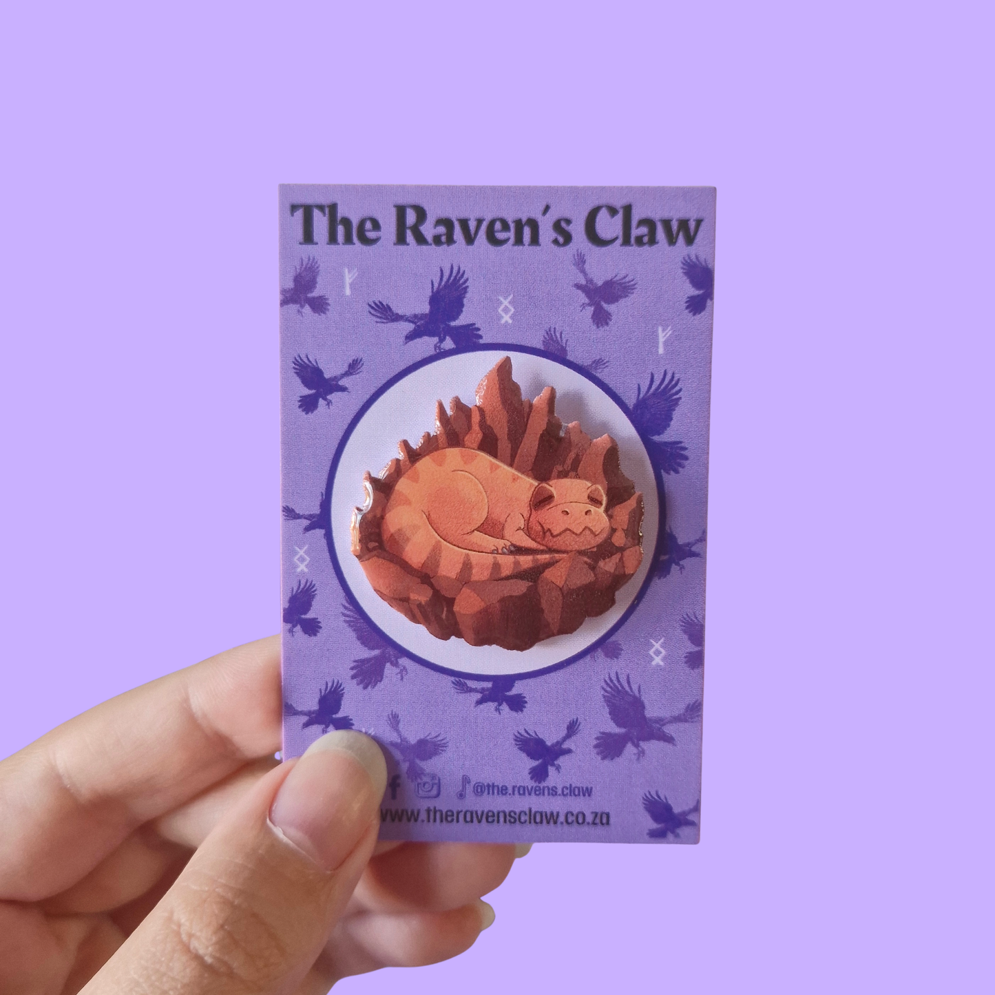 Dinosaur Shrink Film Pin
