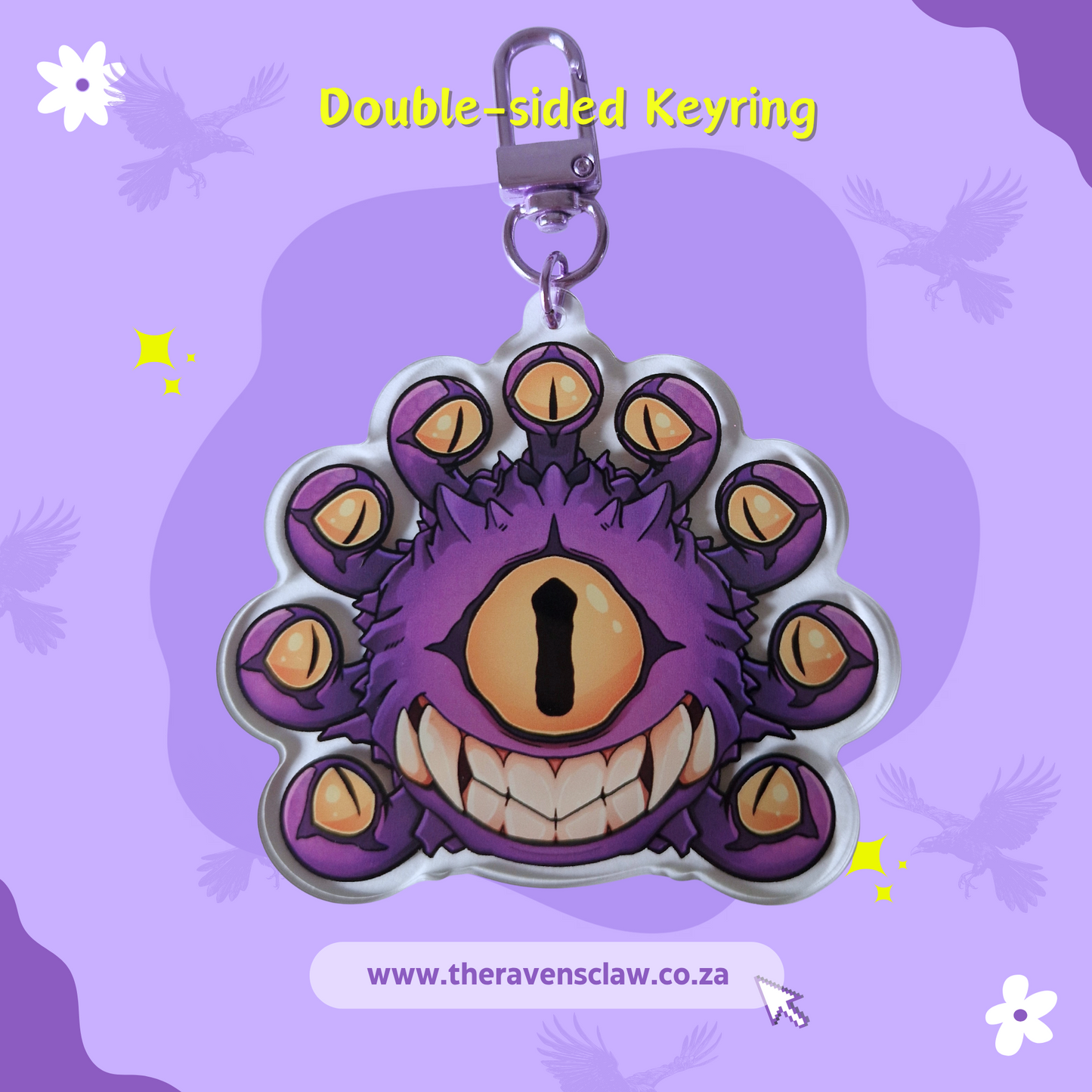 DnD Beholder inspired Keyring