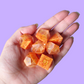 Golden Sunset Handmade Dice Set
