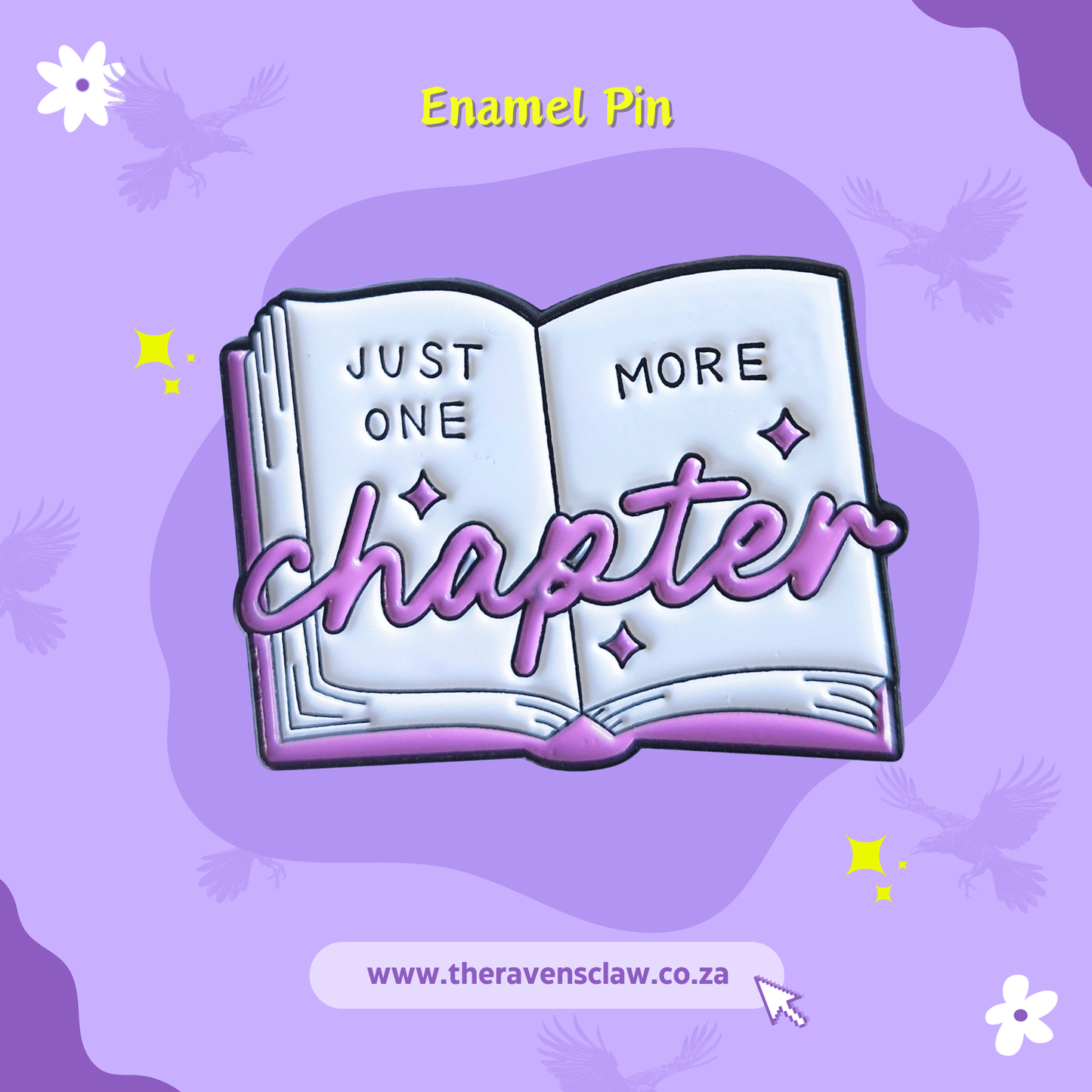 One More Chapter Book Pin
