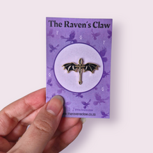 Load image into Gallery viewer, Fourth Wing Inspired Dragon Pin
