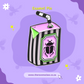 Beetlejuice inspired Juice Box Pin