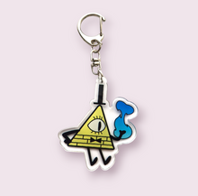 Load image into Gallery viewer, Gravity Falls Inspired Keyring
