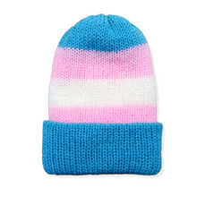 Load image into Gallery viewer, Transgender Pride Full Colour Slouch Beanie
