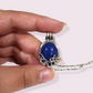 A unique gift for any fans of the hit series, The Vampire Diaries. This piece is inspired by the necklace Katherine wears to allow her to walk in the daylight. Pendant Size Roughly 2x3cm. Material: Zinc Alloy  