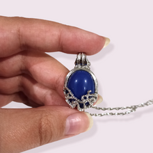 Load image into Gallery viewer, A unique gift for any fans of the hit series, The Vampire Diaries. This piece is inspired by the necklace Katherine wears to allow her to walk in the daylight. Pendant Size Roughly 2x3cm. Material: Zinc Alloy  
