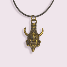 Load image into Gallery viewer, A unique gift for any fans of the hit series, Supernatural. This piece is inspired by the necklace Sam gave Dean when they were children; it is later used by Cassiel to find Ch... God. Pendant Size Roughly 2x3cm. Material: Zinc Alloy 
