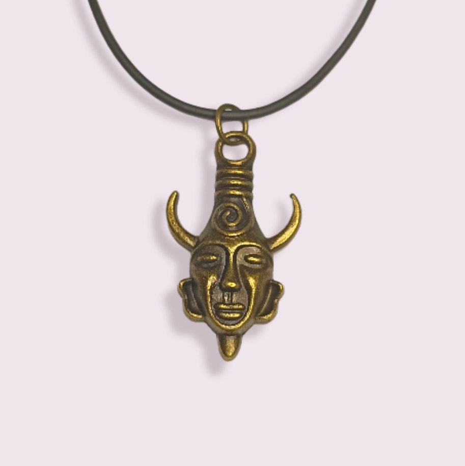 A unique gift for any fans of the hit series, Supernatural. This piece is inspired by the necklace Sam gave Dean when they were children; it is later used by Cassiel to find Ch... God. Pendant Size Roughly 2x3cm. Material: Zinc Alloy 
