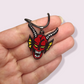 Calling all Stranger Things fans! If you've watched the most recent season, you'll know why I'm so excited about this item. Inspired by the DnD club featured in season 4, this is a must have collectable for any ST fan. Pendant Size Roughly 3x3.5cm. Material: Zinc Alloy and enamel.