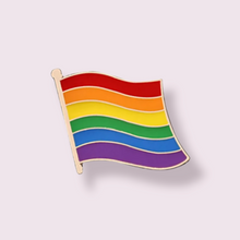 Load image into Gallery viewer, A unique gift for the LGBTQ+ individuals, lets show some pride. Pin Size Roughly 2.3x2.5cm. Material: Enamel and zinc alloy 
