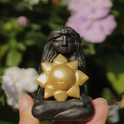 These gorgeous statues have been hand-carved here in South Africa by the incredible artist, Jaded Dragon Creations. A must have piece for any spiritual practitioner. Height: 6.5cm